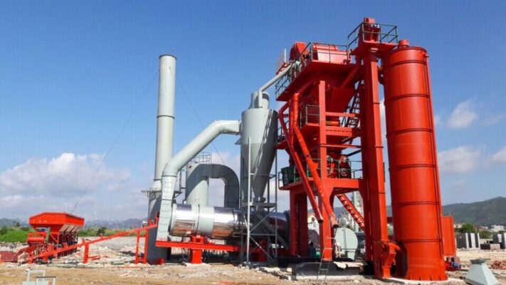Trạm trộn bê tông nhựa nóng Asphalt công suất 120T/h lắp đặt tại Quảng Ninh