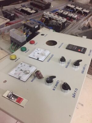 Tủ điện cho sấy dầu truyền nhiệt bằng điện