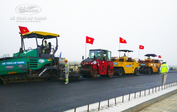 Trạm trộn ASPHALT 120T/h lắp đặt cho Công ty CP bê tông Hà Thanh tại Hải Dương