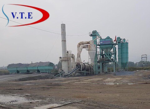 Trạm trộn bê tông nhựa nóng 120T/h - Dự án mở rộng đường tại Tỉnh Phú Thọ