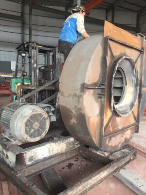 Sửa quạt cho trạm bê tông nhựa tại Phú Thọ